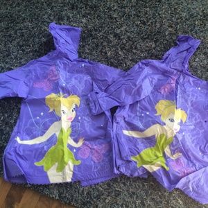SOLD TWO Twin Disney Tinkerbell purple rain jac